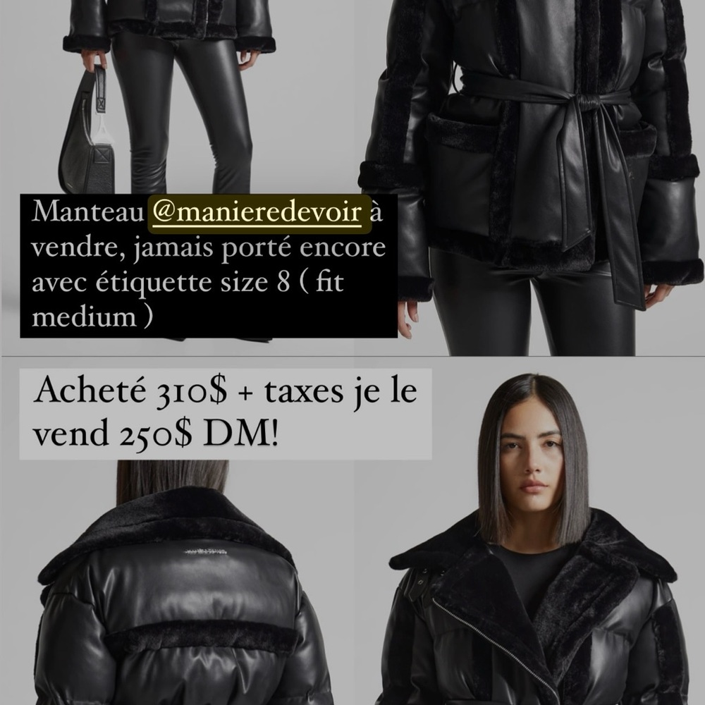 Maniere De Voir Black Women's Jacket